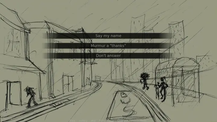 Player choice menu